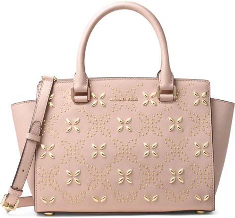 Michael Kors Women's Selma Medium Top Zip Satchel (Floral 